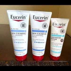 3 Eucerin Lotions New